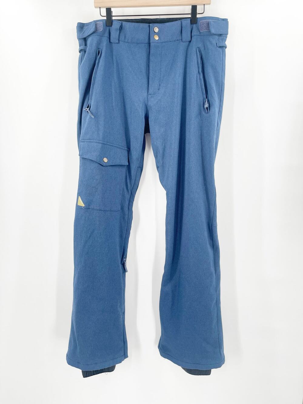 QUIKSILVER Utility Pants Slim Fit XL Blue Black Snowboarding Winter Sports Ski